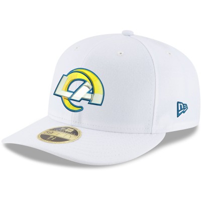 Бейсболка Los Angeles Rams New Era Omaha Low Profile 59FIFTY - White