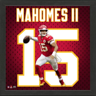 Patrick Mahomes Kansas City Chiefs Highland Mint 13 x 13 Jersey Number Frame