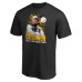 Футболка Pittsburgh Steelers Bill Cowher Fanatics Black 2020 Pro Football Hall of Fame Inductee Coach Graphic
