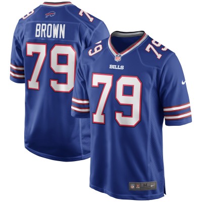 Игровая джерси Ruben Brown Buffalo Bills Nike Game Retired Player - Royal