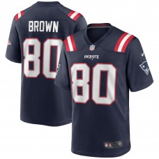 Игровая джерси Troy Brown New England Patriots Nike Game Retired - Navy