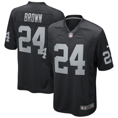 Игровая джерси Willie Brown Las Vegas Raiders Nike Game Retired Player - Black