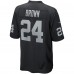 Игровая джерси Willie Brown Las Vegas Raiders Nike Game Retired Player - Black