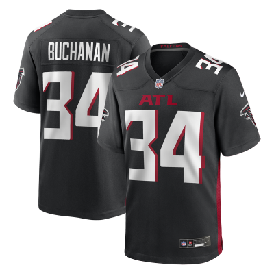 Джерси Atlanta Falcons Ray Buchanan Nike Black Game Retired