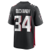 Джерси Atlanta Falcons Ray Buchanan Nike Black Game Retired