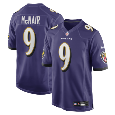 Джерси Baltimore Ravens Steve McNair Nike Purple Game Retired