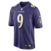 Джерси Baltimore Ravens Steve McNair Nike Purple Game Retired