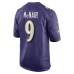 Джерси Baltimore Ravens Steve McNair Nike Purple Game Retired