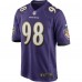 Игровая джерси Tony Siragusa Baltimore Ravens Nike Game Retired Player - Purple