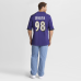 Джерси Baltimore Ravens Tony Siragusa Nike Purple Game Retired