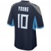 Игровая джерси Vince Young Tennessee Titans Nike Game Retired - Navy