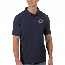 Поло Chicago Bears Antigua Legacy Pique - Navy