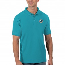 Поло Miami Dolphins Antigua Legacy Pique - Aqua
