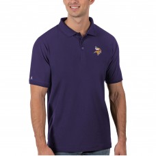 Поло Minnesota Vikings Antigua Legacy Pique - Purple