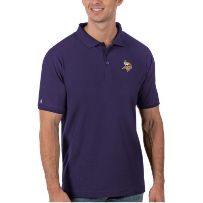 Поло Minnesota Vikings Antigua Legacy Pique - Purple