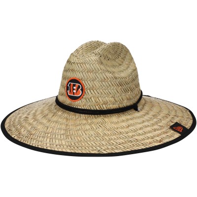 Шляпа Cincinnati Bengals New Era NFL Training Camp Official Straw - Natural