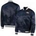 Куртка Denver Broncos Starter Locker Room Satin Varsity Full-Snap - Navy