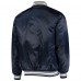 Куртка Denver Broncos Starter Locker Room Satin Varsity Full-Snap - Navy