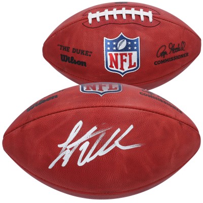 Мяч американского футбола NFL Leighton Vander Esch Dallas Cowboys Authentic Autographed Duke Game