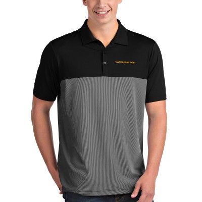 Поло Washington Football Team Antigua Venture Microstripe - Black/White
