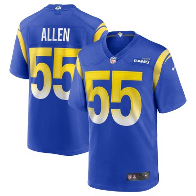 Игровая джерси Brian Allen Los Angeles Rams Nike - Royal