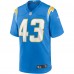 Игровая джерси Michael Davis Los Angeles Chargers Nike Game - Powder Blue