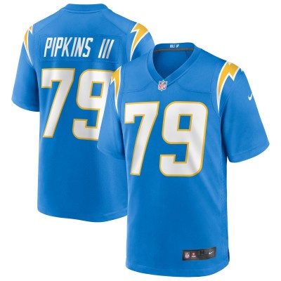 Игровая джерси Trey Pipkins III Los Angeles Chargers Nike Game - Powder Blue