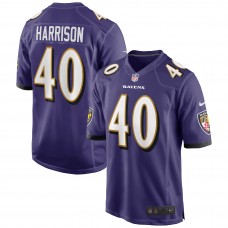 Игровая джерси Malik Harrison Baltimore Ravens Nike - Purple