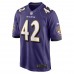 Игровая джерси Patrick Ricard Baltimore Ravens Nike - Purple