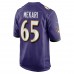 Игровая джерси Patrick Mekari Baltimore Ravens Nike - Purple