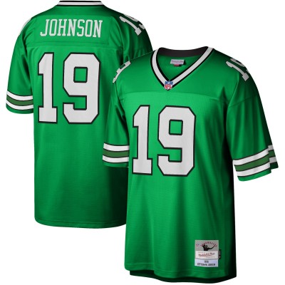Джерси New York Jets Keyshawn Johnson Mitchell & Ness Kelly Green Legacy Replica