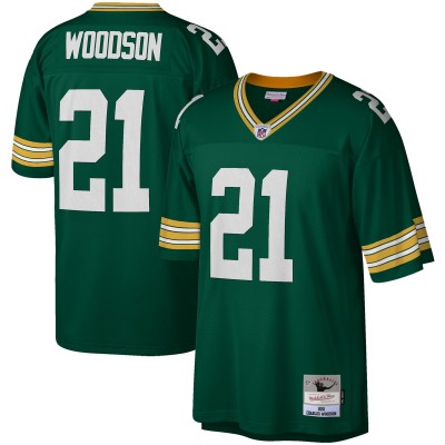 Игровая джерси Charles Woodson Green Bay Packers Mitchell &amp; Ness 2010 Legacy Replica - Green