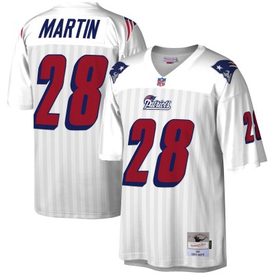 Игровая джерси Curtis Martin New England Patriots 1995 Legacy Replica - White