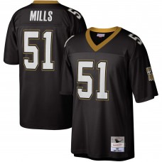 Игровая джерси Sam Mills New Orleans Saints Mitchell & Ness 1987 Legacy Replica - Black
