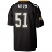 Игровая джерси Sam Mills New Orleans Saints Mitchell & Ness 1987 Legacy Replica - Black