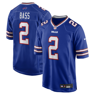 Джерси Buffalo Bills Tyler Bass Nike Royal Game