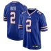 Джерси Buffalo Bills Tyler Bass Nike Royal Game Джерси Buffalo Bills Tyler Bass Nike Royal Game
