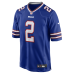 Джерси Buffalo Bills Tyler Bass Nike Royal Game