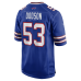 Джерси Buffalo Bills Tyrel Dodson Nike Royal Game