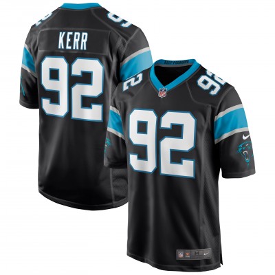 Игровая джерси Zach Kerr Carolina Panthers Nike Game - Black