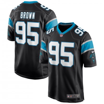 Игровая джерси Derrick Brown Carolina Panthers Nike Game - Black