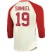 Футболка с рукавом 3/4 Deebo Samuel San Francisco 49ers Vintage - Cream/Scarlet