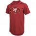 Футболка с капюшоном Deebo Samuel San Francisco 49ers Majestic Threads Player Name & Number Tri-Blend Slim Fit - Scarlet