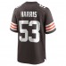 Игровая джерси Nick Harris Cleveland Browns Nike Game - Brown