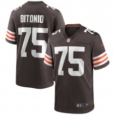 Игровая джерси Joel Bitonio Cleveland Browns Nike Game - Brown