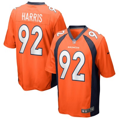 Игровая джерси Jonathan Harris Denver Broncos Nike - Orange