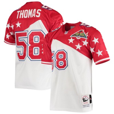 Игровая джерси Derrick Thomas AFC Mitchell & Ness 1995 Pro Bowl Authentic - White/Red
