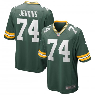 Игровая джерси Elgton Jenkins Green Bay Packers Nike Game - Green