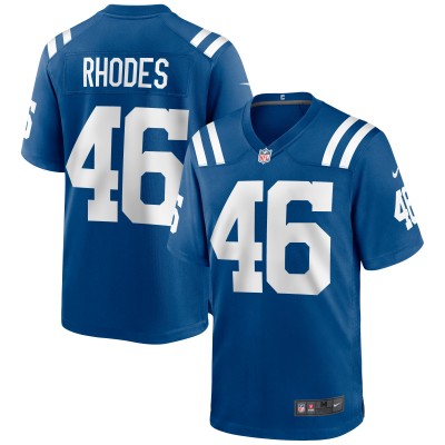 Игровая джерси Luke Rhodes Indianapolis Colts Nike - Royal