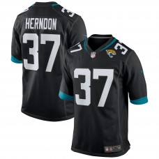 Игровая джерси Tre Herndon Jacksonville Jaguars Nike Game - Black